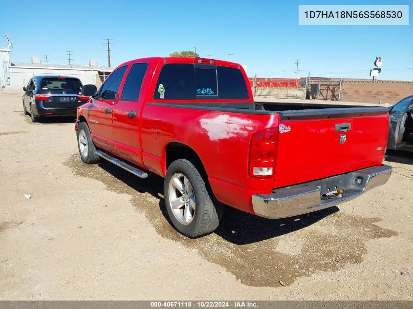 2006 Dodge Ram 1500 Slt VIN: 1D7HA18N56S568530 Lot: 40671118