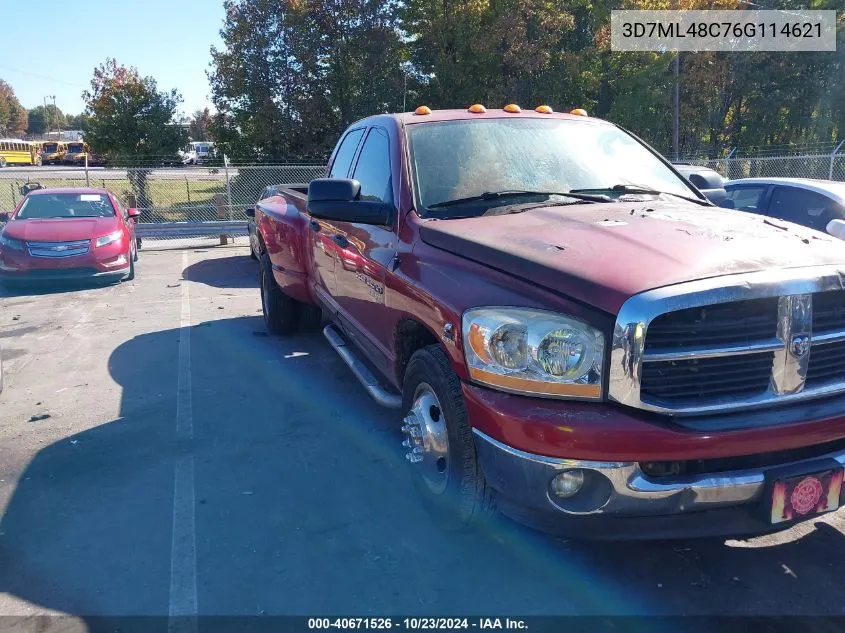 2006 Dodge Ram 3500 Slt/Sport VIN: 3D7ML48C76G114621 Lot: 40671526