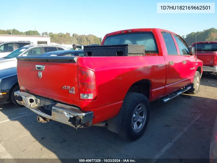 2006 Dodge Ram 1500 VIN: 1D7HU182169662501 Lot: 40677329