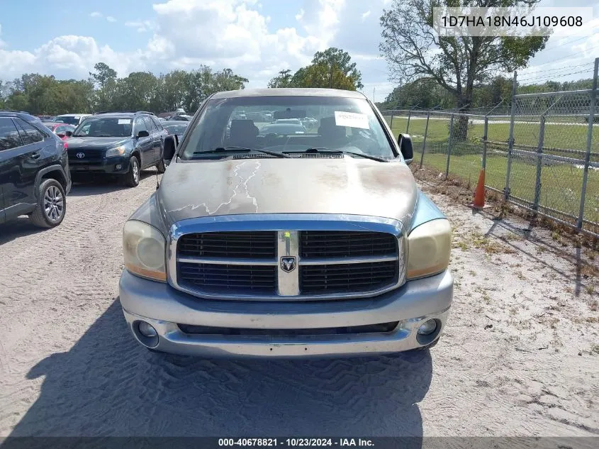 2006 Dodge Ram 1500 Slt VIN: 1D7HA18N46J109608 Lot: 40740348