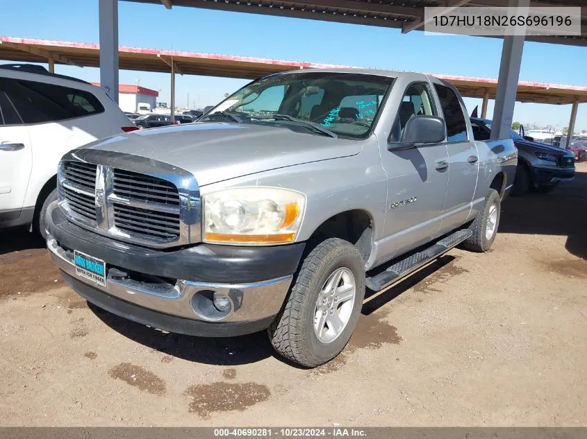 2006 Dodge Ram 1500 Slt/Trx4 Off Road/Sport VIN: 1D7HU18N26S696196 Lot: 40690281