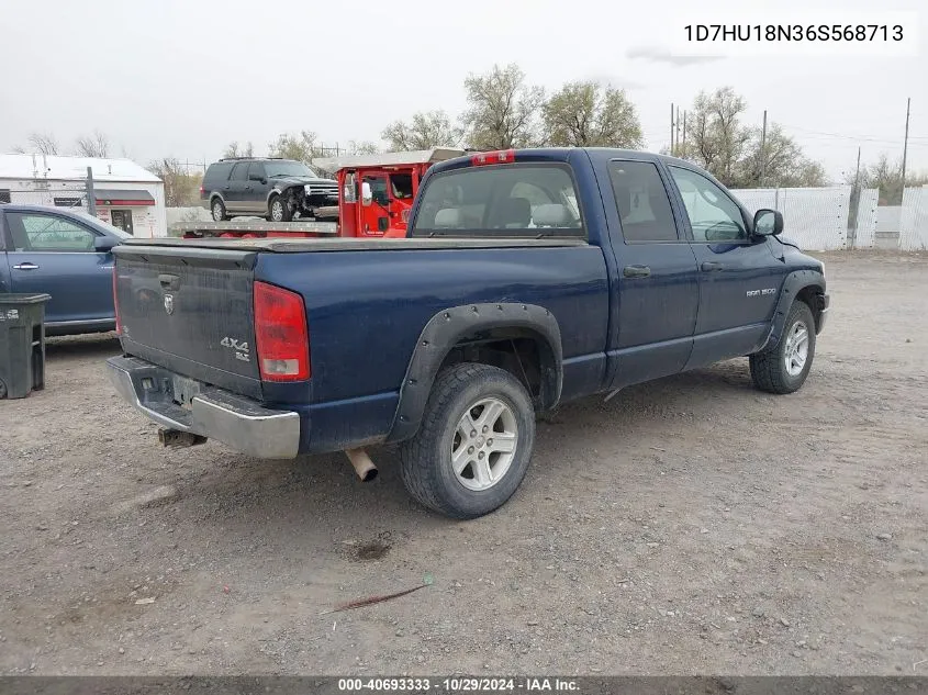 2006 Dodge Ram 1500 Slt/Trx4 Off Road/Sport VIN: 1D7HU18N36S568713 Lot: 40693333