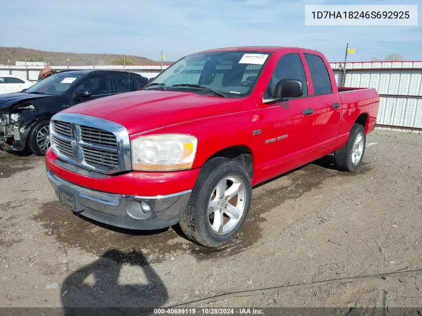 2006 Dodge Ram 1500 Slt VIN: 1D7HA18246S692925 Lot: 40699119