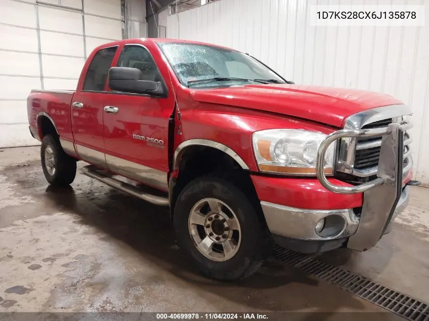 2006 Dodge Ram 2500 Slt/Trx4 Off Road/Sport/Power Wagon VIN: 1D7KS28CX6J135878 Lot: 40699978