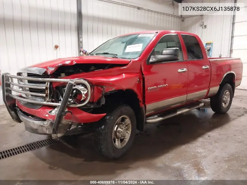 2006 Dodge Ram 2500 Slt/Trx4 Off Road/Sport/Power Wagon VIN: 1D7KS28CX6J135878 Lot: 40699978