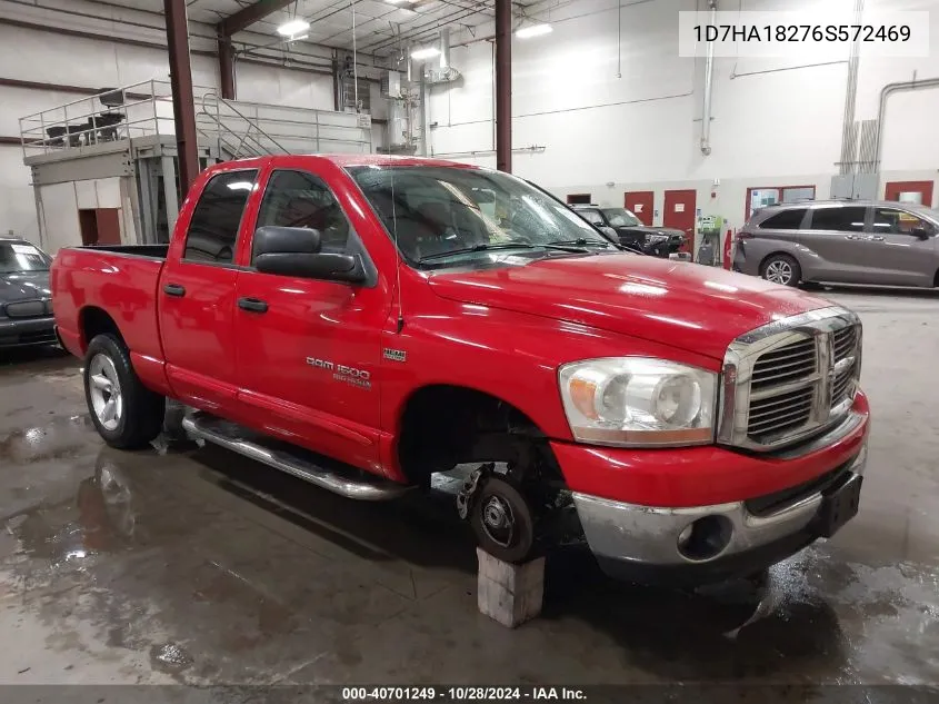 2006 Dodge Ram 1500 Slt VIN: 1D7HA18276S572469 Lot: 40701249