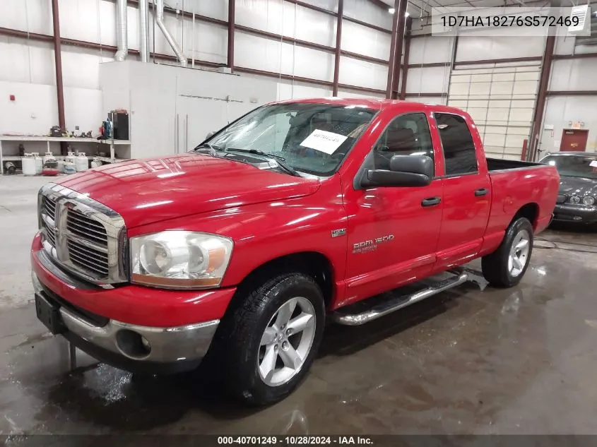 2006 Dodge Ram 1500 Slt VIN: 1D7HA18276S572469 Lot: 40701249