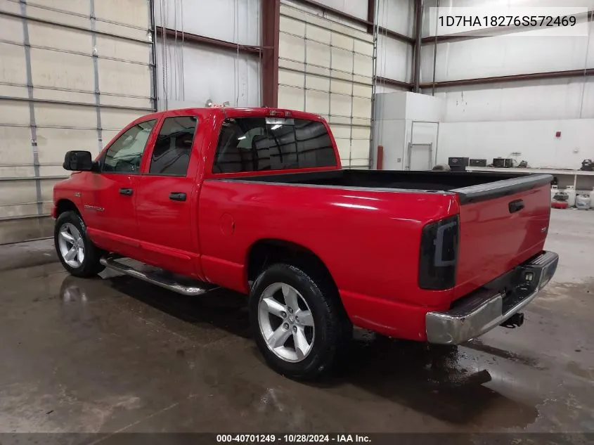 2006 Dodge Ram 1500 Slt VIN: 1D7HA18276S572469 Lot: 40701249