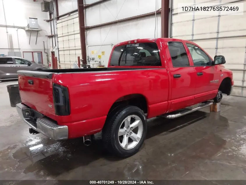 2006 Dodge Ram 1500 Slt VIN: 1D7HA18276S572469 Lot: 40701249