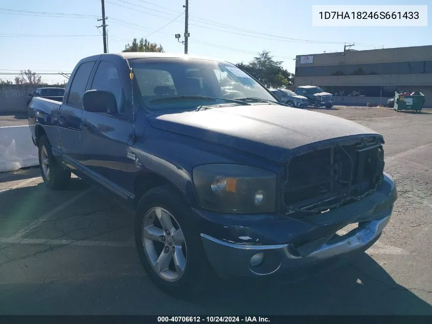 2006 Dodge Ram 1500 Slt VIN: 1D7HA18246S661433 Lot: 40706612