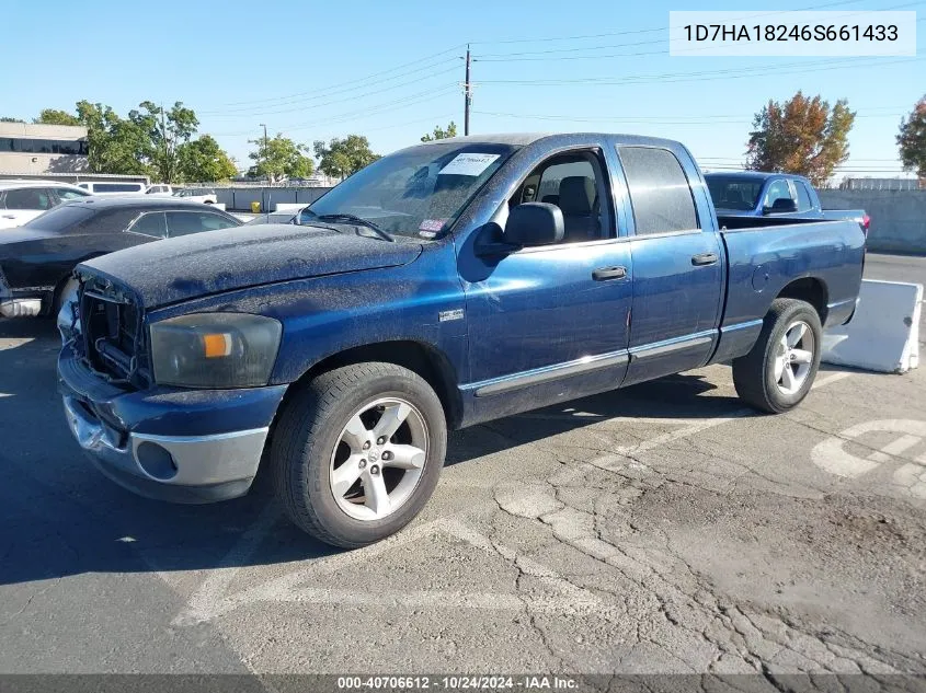 2006 Dodge Ram 1500 Slt VIN: 1D7HA18246S661433 Lot: 40706612