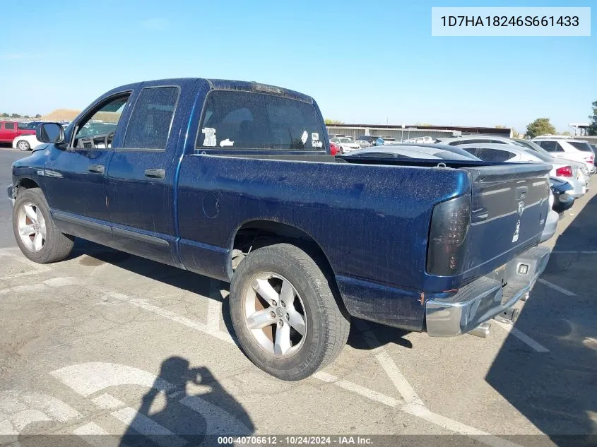 2006 Dodge Ram 1500 Slt VIN: 1D7HA18246S661433 Lot: 40706612