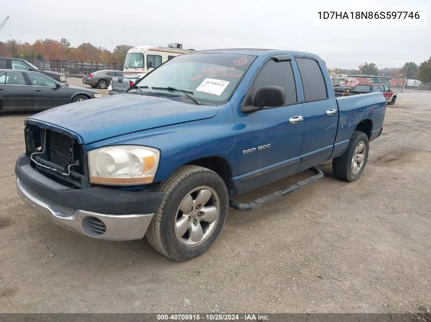 2006 Dodge Ram 1500 St VIN: 1D7HA18N86S597746 Lot: 40708915