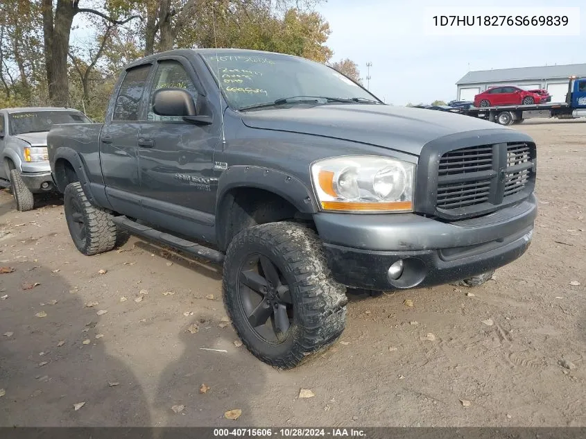 2006 Dodge Ram 1500 Slt/Trx4 Off Road/Sport VIN: 1D7HU18276S669839 Lot: 40715606