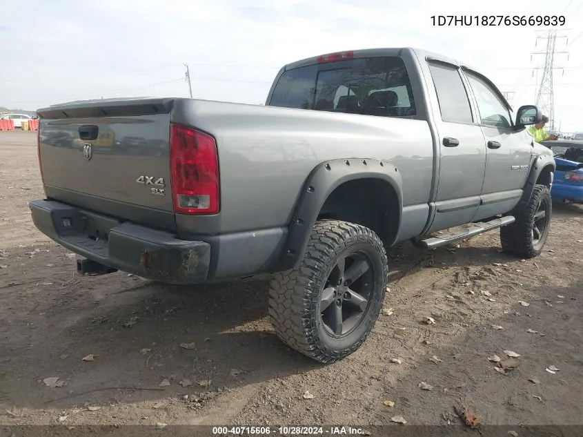 1D7HU18276S669839 2006 Dodge Ram 1500 Slt/Trx4 Off Road/Sport