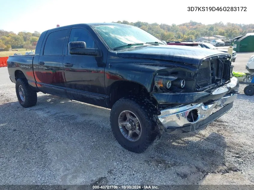 2006 Dodge Ram 1500 Slt VIN: 3D7KS19D46G283172 Lot: 40721706