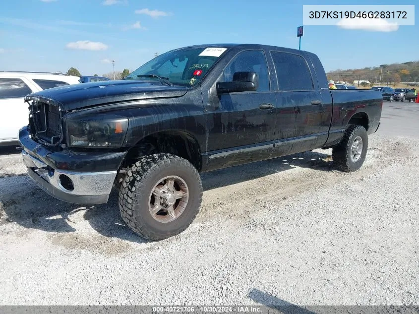 2006 Dodge Ram 1500 Slt VIN: 3D7KS19D46G283172 Lot: 40721706