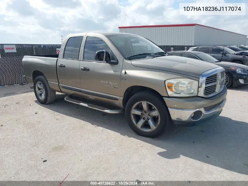 2006 Dodge Ram 1500 Slt VIN: 1D7HA18236J117074 Lot: 40726622