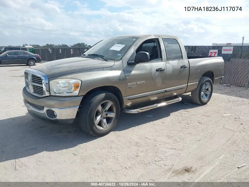 2006 Dodge Ram 1500 Slt VIN: 1D7HA18236J117074 Lot: 40726622