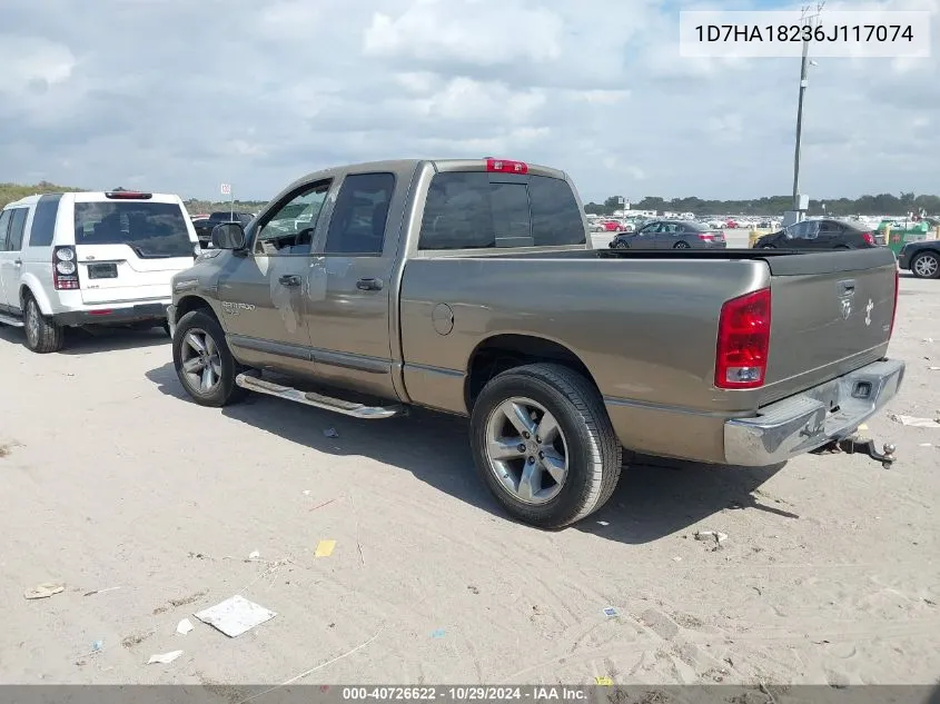 2006 Dodge Ram 1500 Slt VIN: 1D7HA18236J117074 Lot: 40726622