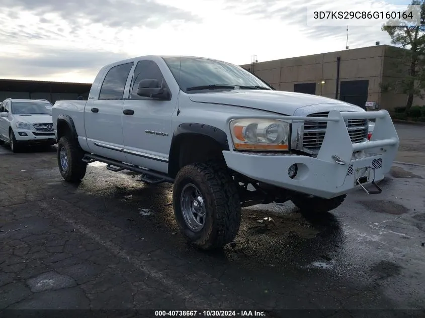 2006 Dodge Ram 2500 Laramie VIN: 3D7KS29C86G160164 Lot: 40738667