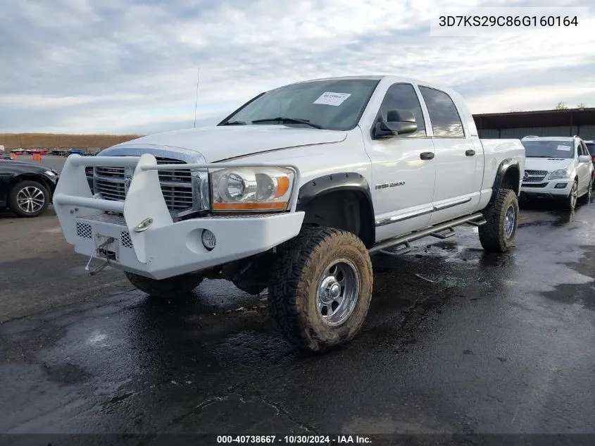 2006 Dodge Ram 2500 Laramie VIN: 3D7KS29C86G160164 Lot: 40738667