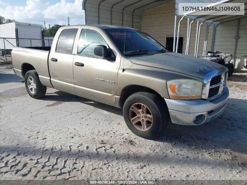 2006 Dodge Ram 1500 Slt VIN: 1D7HA18N46J109608 Lot: 40740348