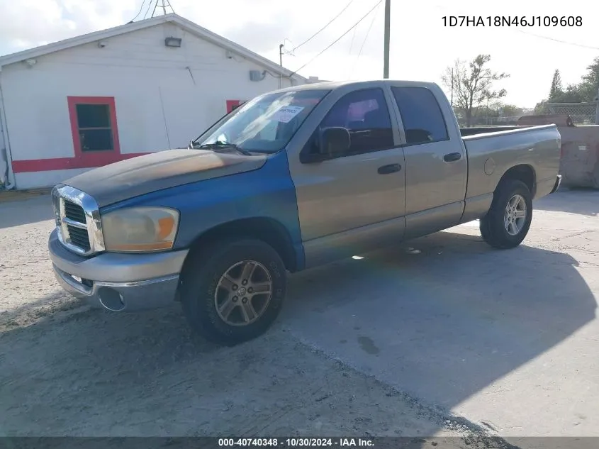 2006 Dodge Ram 1500 Slt VIN: 1D7HA18N46J109608 Lot: 40740348