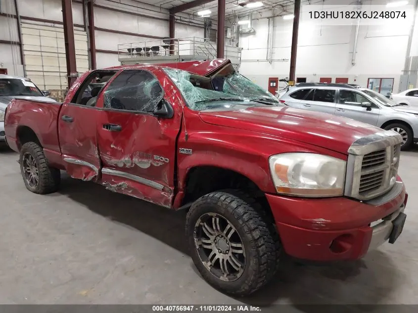 2006 Dodge Ram 1500 Laramie VIN: 1D3HU182X6J248074 Lot: 40756947