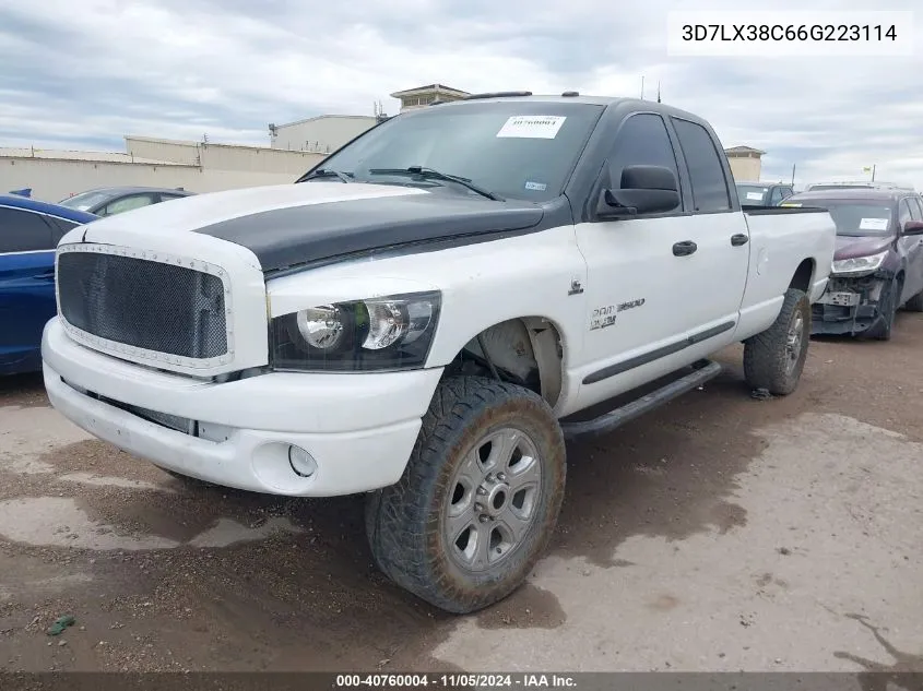 2006 Dodge Ram 3500 Slt/Sport VIN: 3D7LX38C66G223114 Lot: 40760004