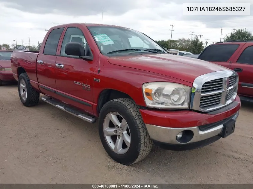 2006 Dodge Ram 1500 Slt VIN: 1D7HA18246S685327 Lot: 40780081