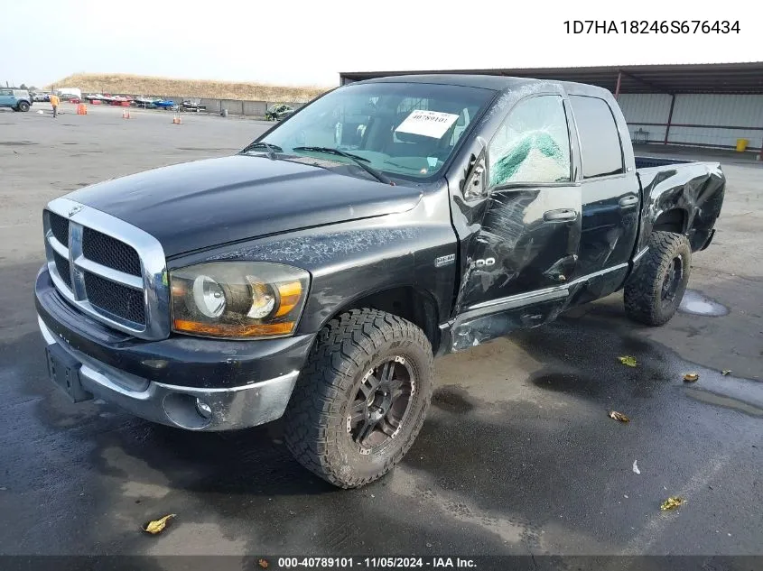 2006 Dodge Ram 1500 Slt VIN: 1D7HA18246S676434 Lot: 40789101