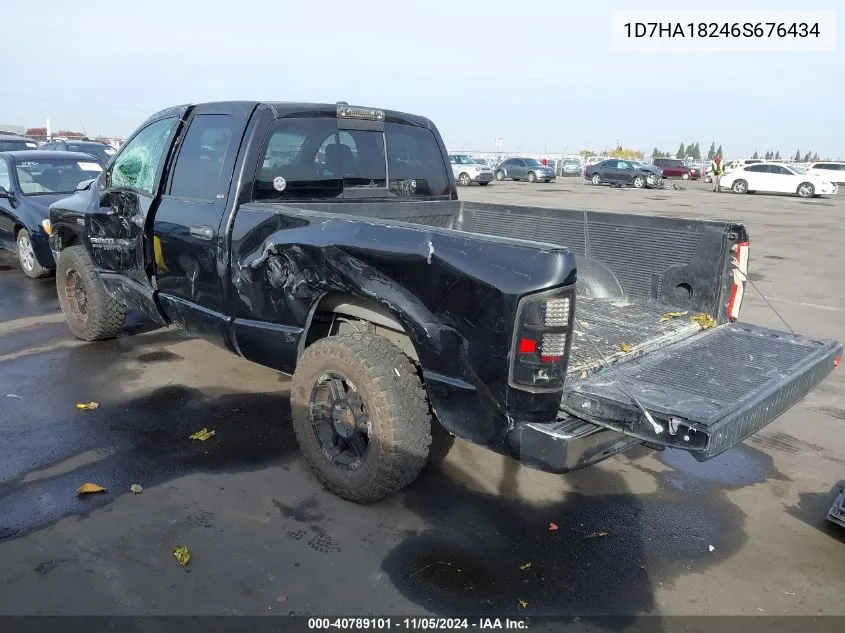 2006 Dodge Ram 1500 Slt VIN: 1D7HA18246S676434 Lot: 40789101