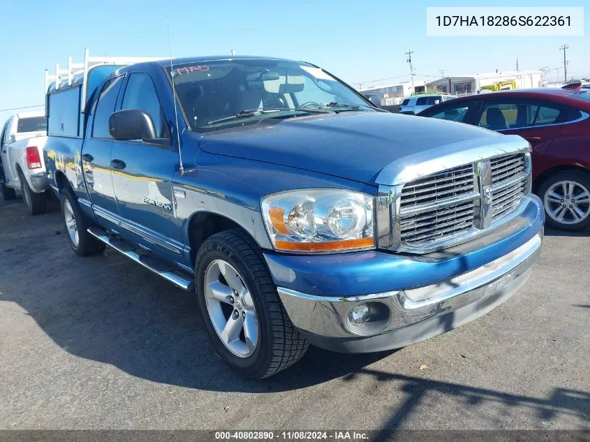 2006 Dodge Ram 1500 Slt VIN: 1D7HA18286S622361 Lot: 40802890