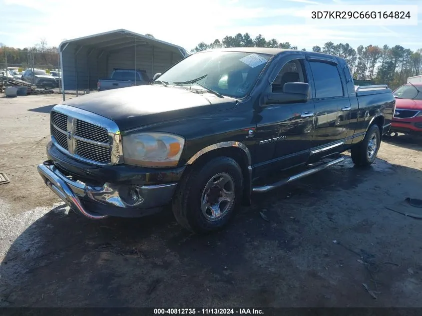 2006 Dodge Ram 2500 Slt VIN: 3D7KR29C66G164824 Lot: 40812735