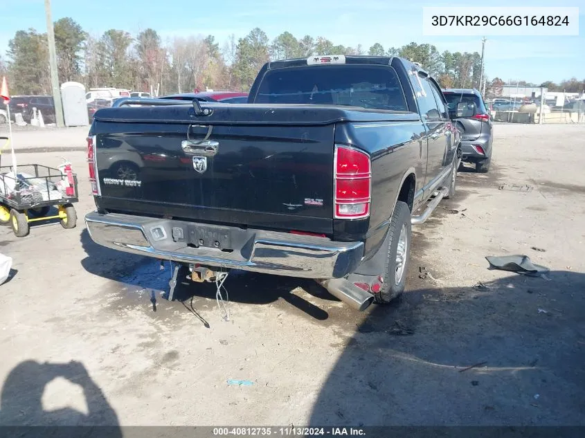 2006 Dodge Ram 2500 Slt VIN: 3D7KR29C66G164824 Lot: 40812735