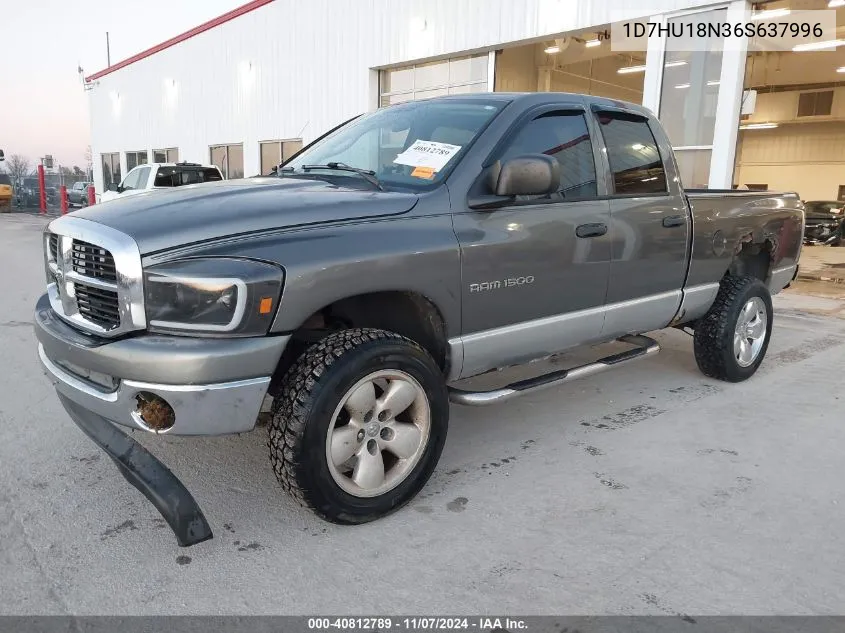 2006 Dodge Ram 1500 Slt/Trx4 Off Road/Sport VIN: 1D7HU18N36S637996 Lot: 40812789