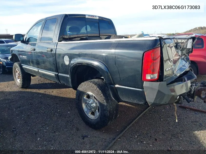 2006 Dodge Ram 3500 Slt/Trx4 Off Road/Sport VIN: 3D7LX38C06G173083 Lot: 40812972