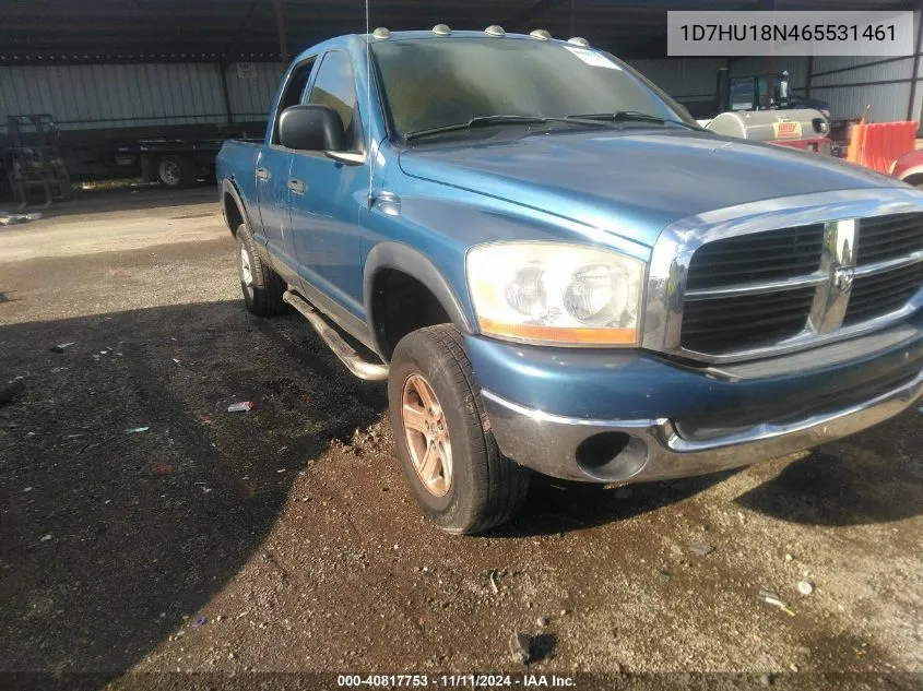 2006 Dodge Ram 1500 VIN: 1D7HU18N465531461 Lot: 40817753