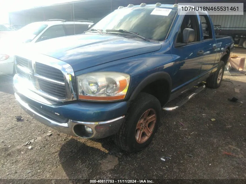 2006 Dodge Ram 1500 VIN: 1D7HU18N465531461 Lot: 40817753