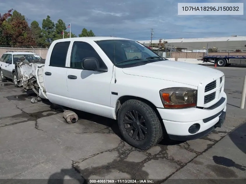 1D7HA18296J150032 2006 Dodge Ram 1500 Slt