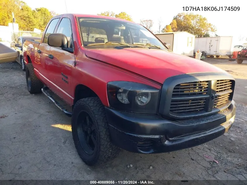 2006 Dodge Ram 1500 St VIN: 1D7HA18K06J174509 Lot: 40889055