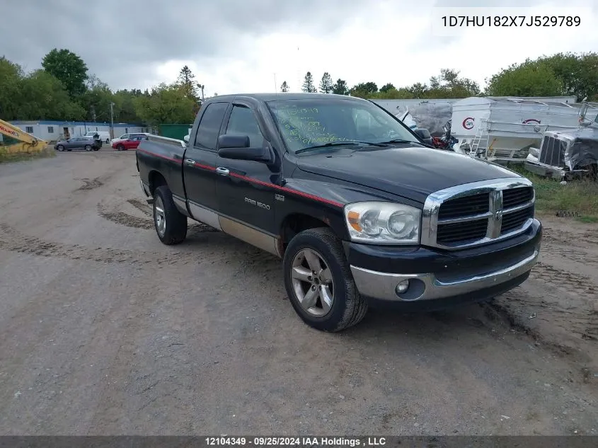 2007 Dodge Ram 1500 Slt/Trx4 Off Road/Sport VIN: 1D7HU182X7J529789 Lot: 12104349