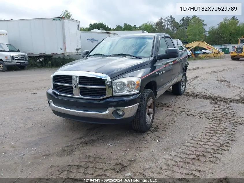 2007 Dodge Ram 1500 Slt/Trx4 Off Road/Sport VIN: 1D7HU182X7J529789 Lot: 12104349