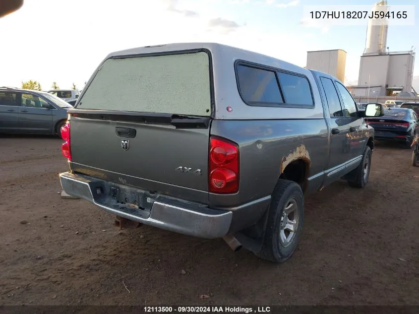 2007 Dodge Ram 1500 St VIN: 1D7HU18207J594165 Lot: 12113500