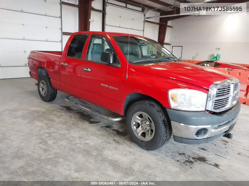 2007 Dodge Ram 1500 St VIN: 1D7HA18K17J585595 Lot: 39363461