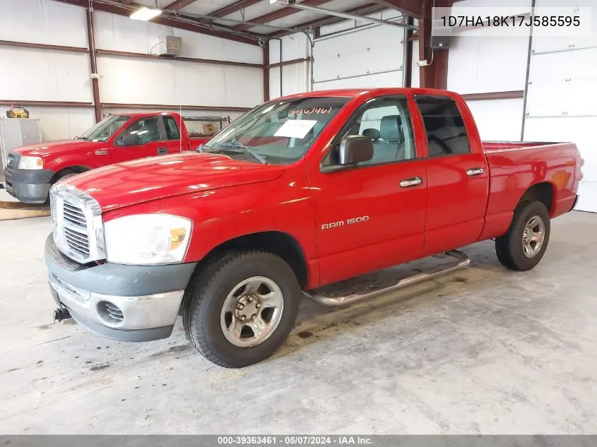 2007 Dodge Ram 1500 St VIN: 1D7HA18K17J585595 Lot: 39363461