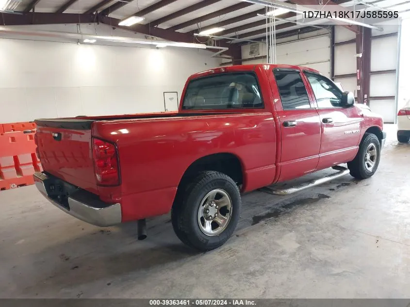 2007 Dodge Ram 1500 St VIN: 1D7HA18K17J585595 Lot: 39363461