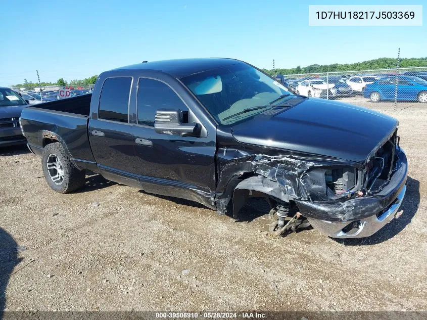 2007 Dodge Ram 1500 Slt/Trx4 Off Road/Sport VIN: 1D7HU18217J503369 Lot: 39506910