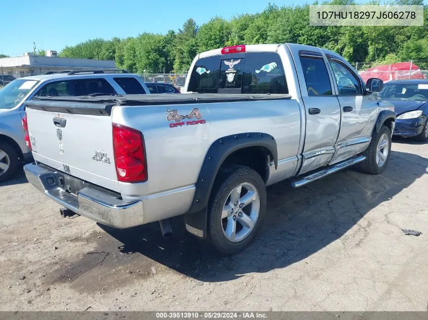 2007 Dodge Ram 1500 Slt/Trx4 Off Road/Sport VIN: 1D7HU18297J606278 Lot: 39513910